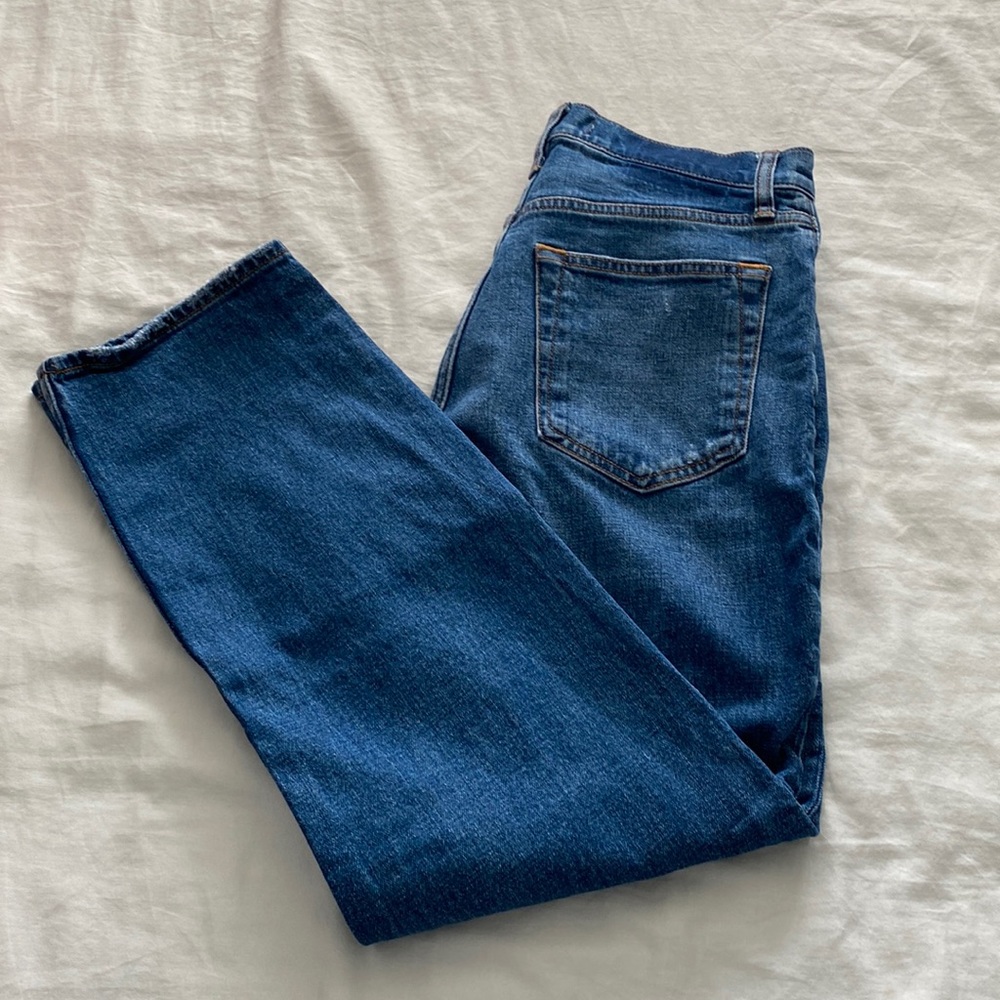 Abercrombie ankle straight ultra high rise jeans, size 29/8